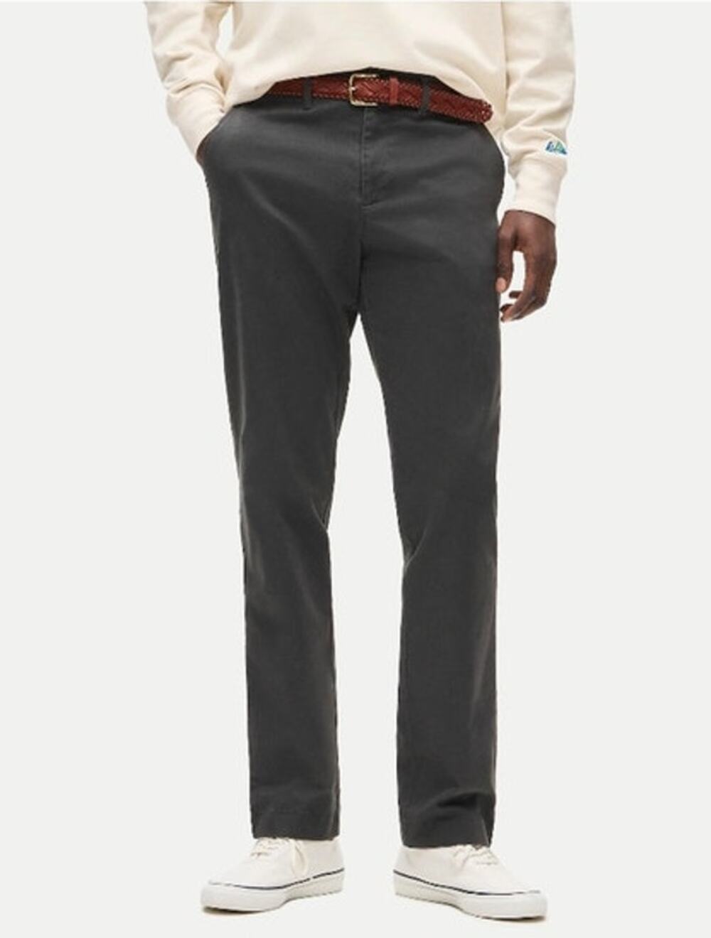 NWOT J. Crew Men's 770™ Straight-Fit Stretch Chino Pant Gray 34/30 *Flaw